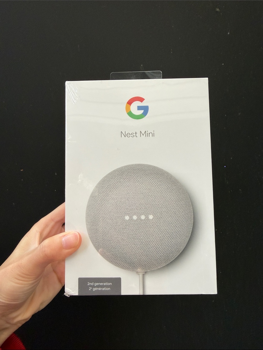 NEW IN BOX Google Nest Mini 2nd Generation NWT Smart Speaker in Chalk Grey